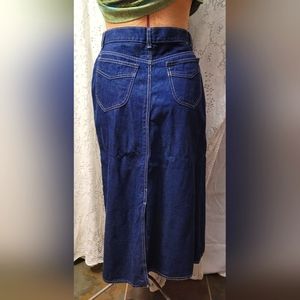 Vintage with tags Foxmoor Jean midi skirt